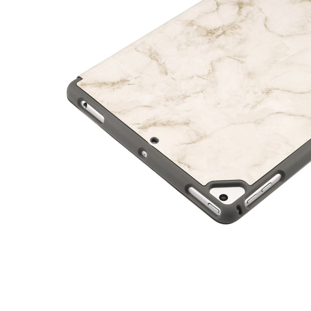 iPad Case - Sindal Marble Series Total Protection Case - Sand Grey