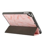 iPad Case - Sindal Marble Series Total Protection Case - Pink