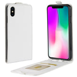 Apple iPhone XR PU Leather Flip Case w. Card holder - White