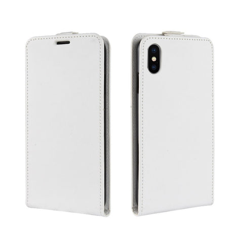 Apple iPhone XR PU Leather Flip Case w. Card holder - White