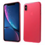 Apple iPhone Xs Max Ultra-thin Plastic Case - Red