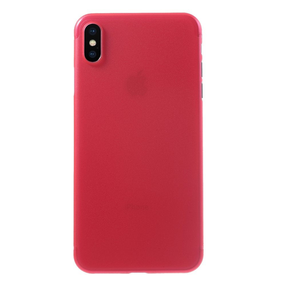 Apple iPhone Xs Max Ultra-thin Plastic Case - Red