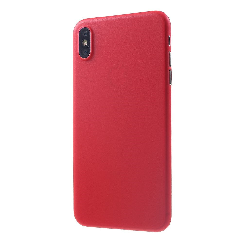 Apple iPhone Xs Max Ultra Thin Plastic Case - Red