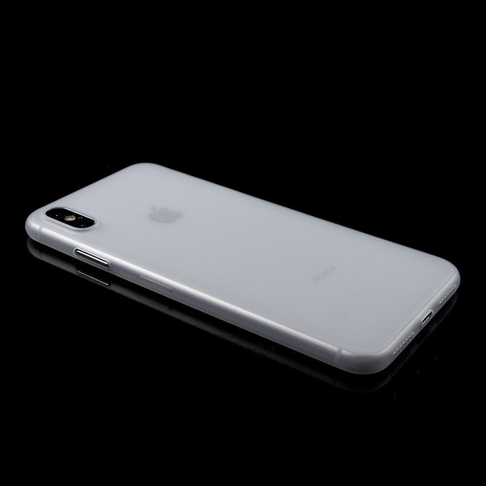 Apple iPhone Xs Max Ultra Thin Plastic Case - White / Transparent