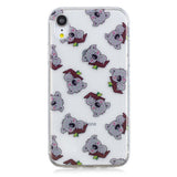 EIDERWOOD iPhone XR Flexible Plastic Case with Design - Koala
