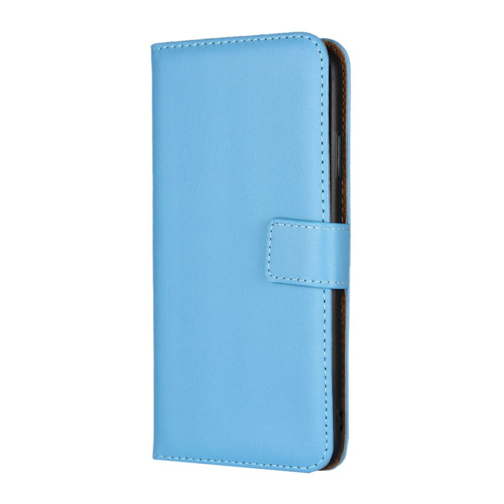 EIDERWOOD iPhone XS Max Leather Flip Case w. Wallet & Stand Function - Blue