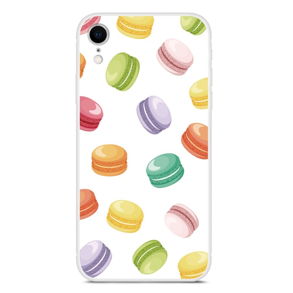 EIDERWOOD iPhone XR Flexible Plastic Case w. Print - Macarons