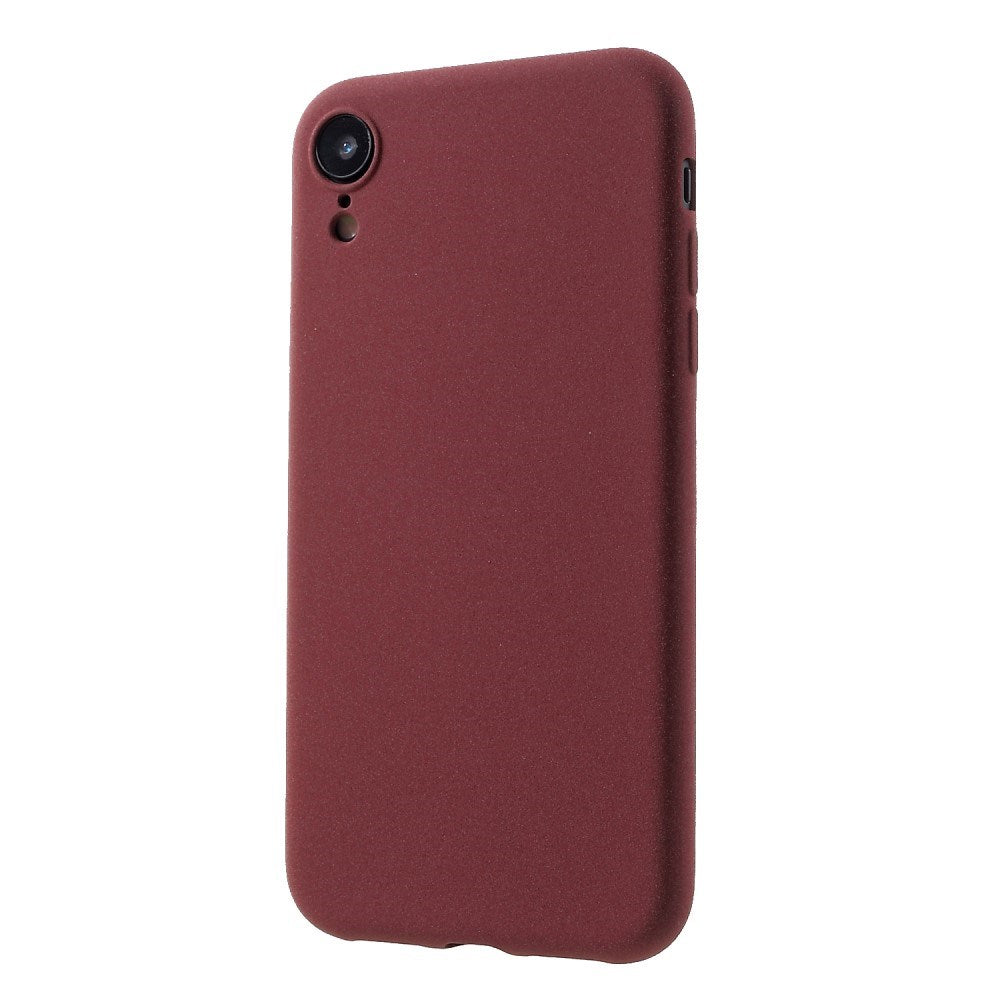 EIDERWOOD iPhone XR Matte Flexible Plastic Case - Dark Red