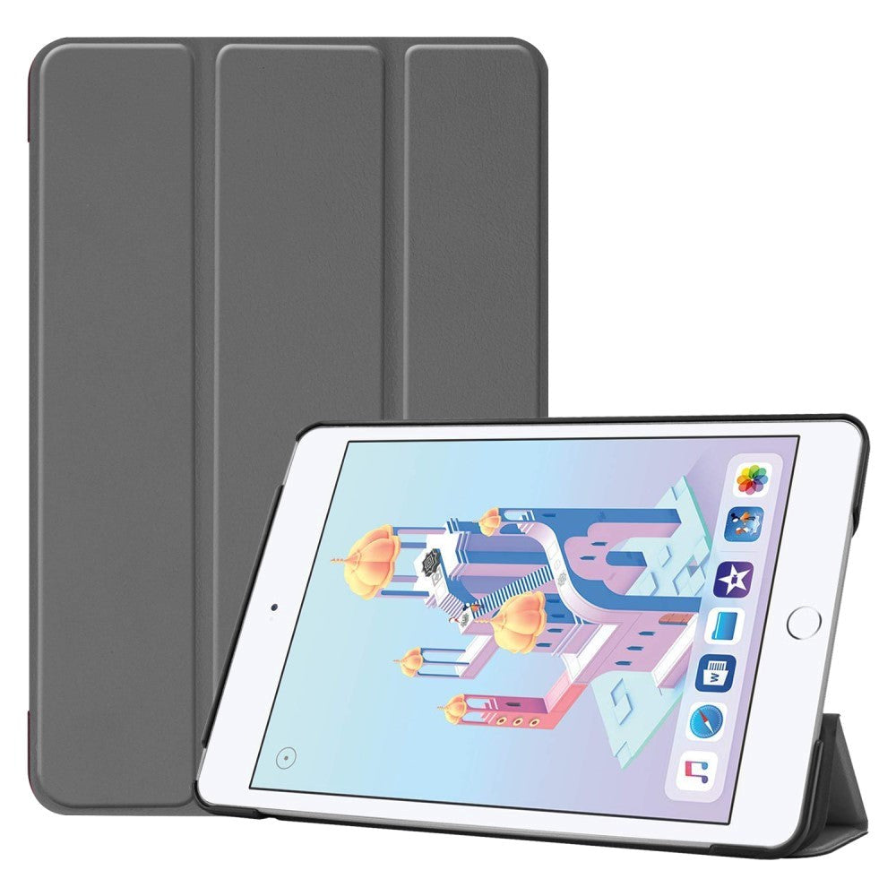 iPad Mini 4 / iPad Mini (2019) - Foldable Case with Stand Function - Grey