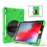 iPad Air (2019) Tough Case w. 360⁰ Stand & Hand Holder - Green