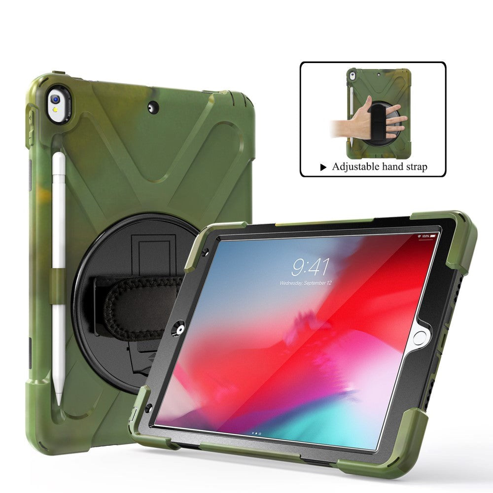 iPad Air (2019) Tough Case w. 360⁰ Stand & Hand Holder - Camouflage