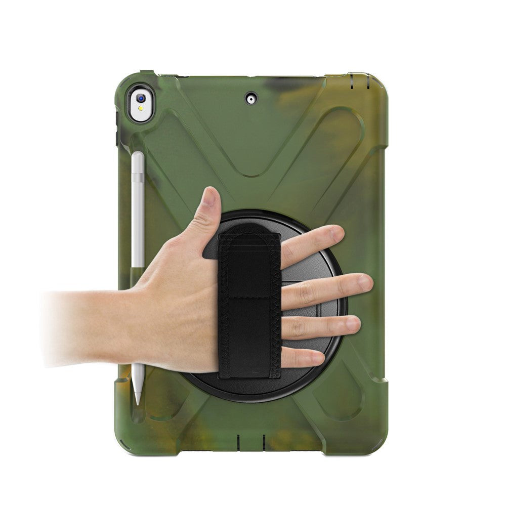 iPad Air (2019) Tough Case w. 360⁰ Stand & Hand Holder - Camouflage