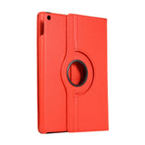 iPad 10.2" (2021 / 2020 / 2019) Classic Leather Case w. 360⁰ Stand function - Red