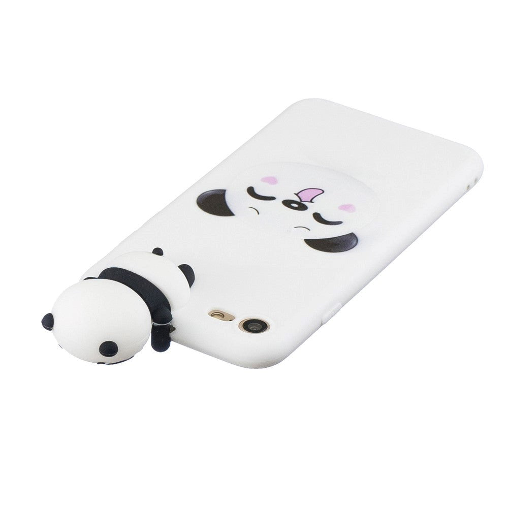 iPhone SE 2022 / 2020 / 8 / 7 Flexible Plastic Case - 3D Panda