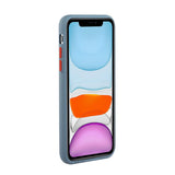 EIDERWOOD iPhone 12 Mini Flexible Plastic Case with Cardholder - Blue