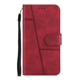 iPhone 8 Plus / 7 Plus Leather Flip Case with Wallet and Strap - Red