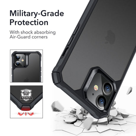 iPhone 12 Mini ESR Air Armor Clear Hard Case - Black Transparent