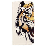 iPhone 13 Pro Leather Wallet Case - Tiger