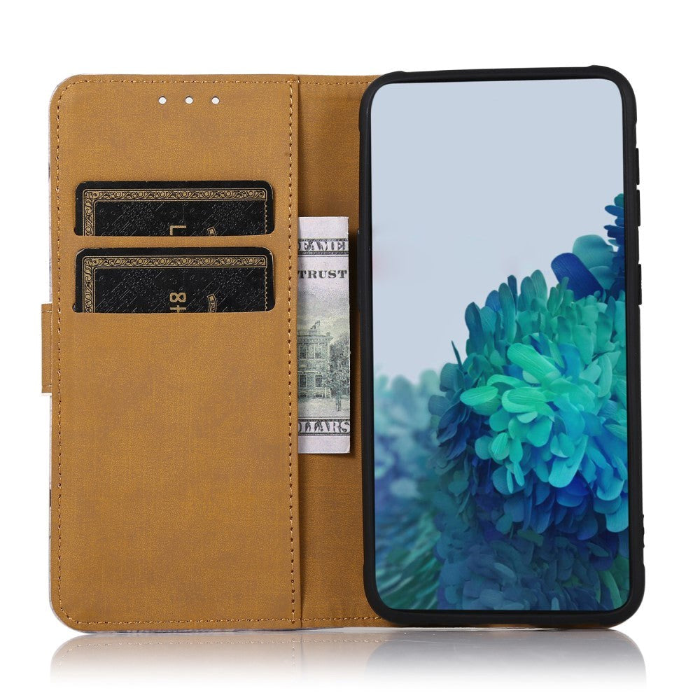 iPhone 13 Pro Leather Wallet Case - Tiger