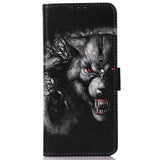 iPhone 13 Pro Max Leather Wallet Case - Wolf