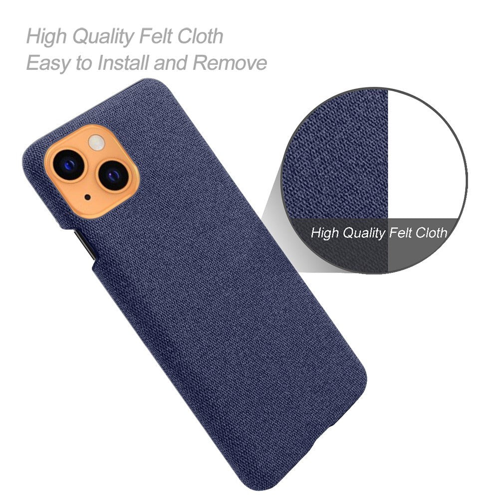 iPhone 13 Mini KSQ Fabric Plastic Case - Blue