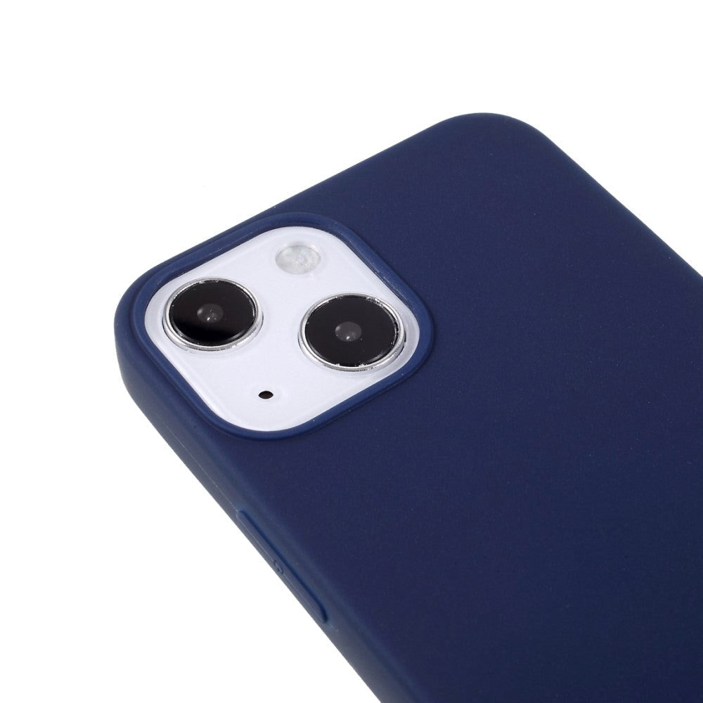 iPhone 13 Flexible TPU Plastic Back Case - Dark Blue