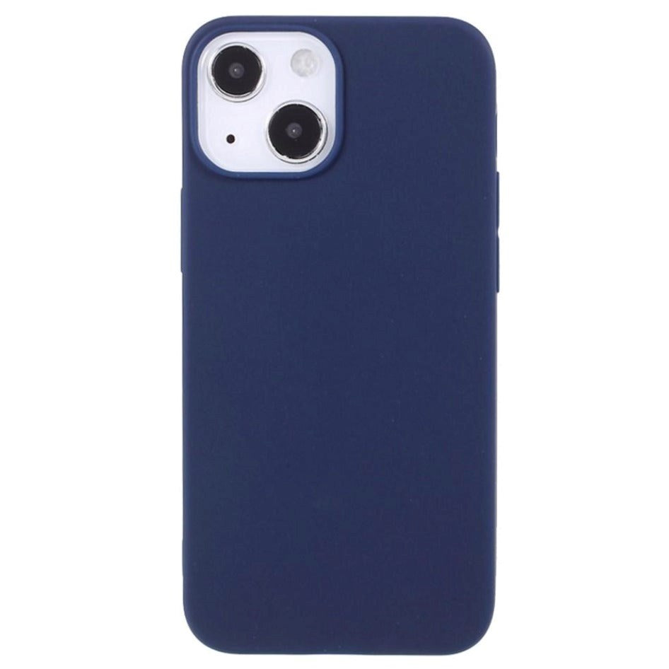 iPhone 13 Mini Flexible TPU Plastic Back Case - Dark Blue