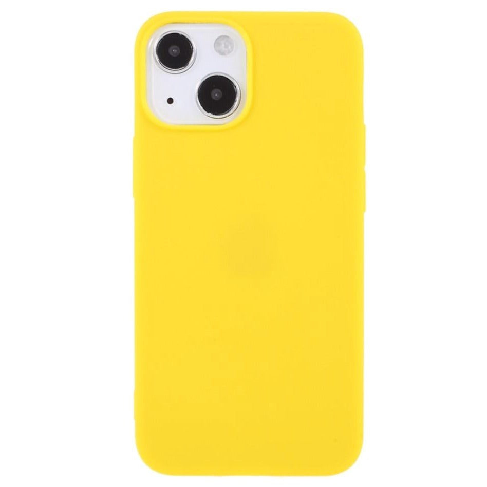 iPhone 13 Mini Flexible TPU Plastic Back Case - Yellow