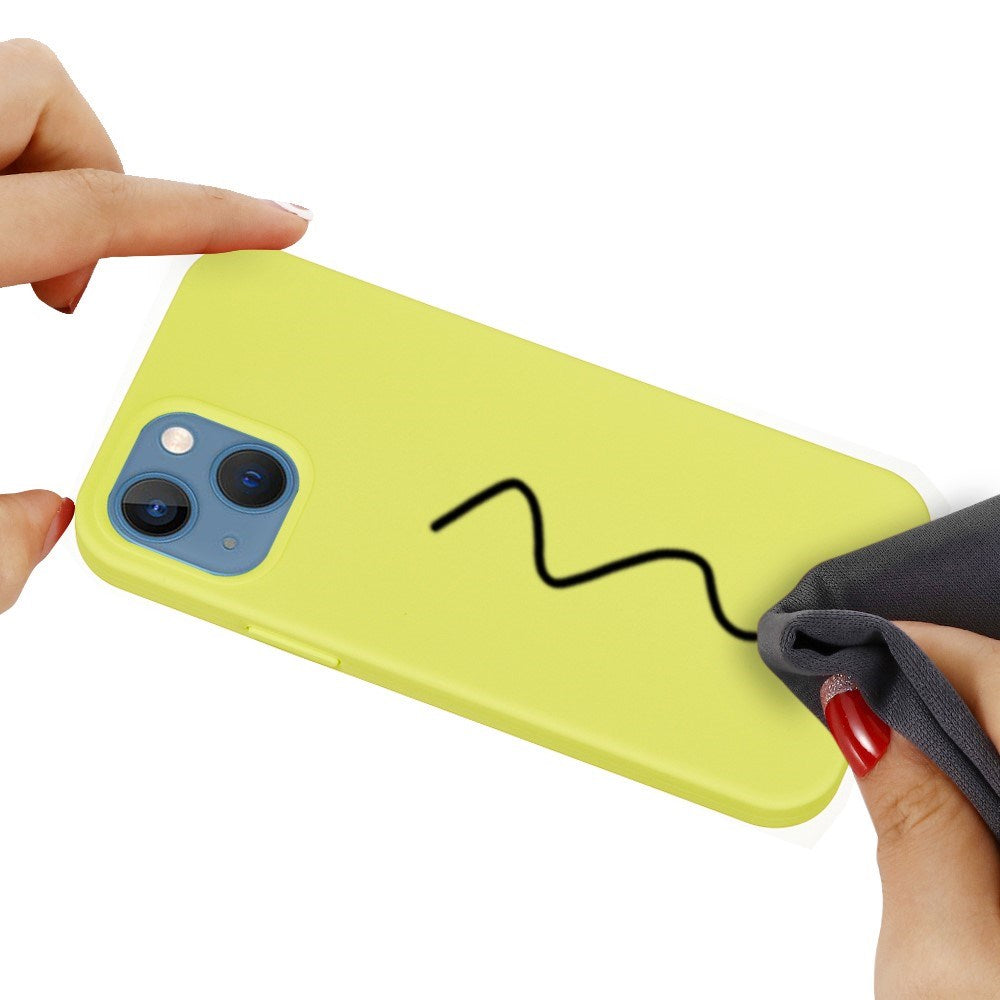 EIDERWOOD iPhone 13 Lined Silicone Case - Yellow