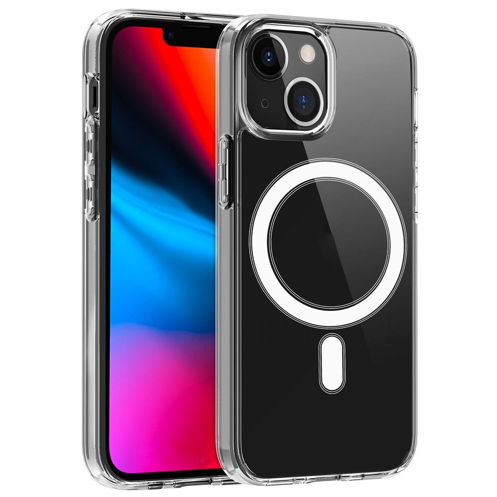 iPhone 13 EIDERWOOD Flexible Plastic Phone Case - MagSafe Compatible - Transparent / White