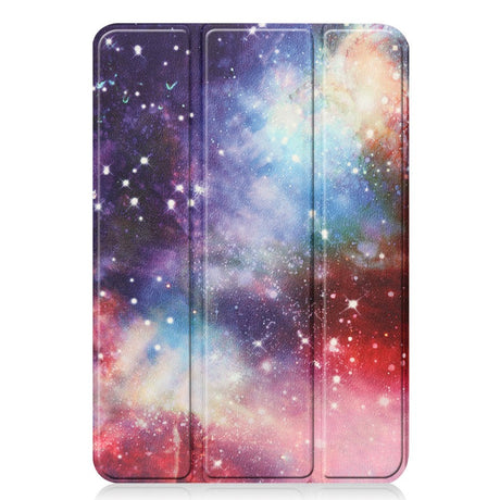 iPad Mini (2024 / 2021) Leather Case w. Folding & Standing - Starry sky