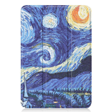 iPad Mini (2024 / 2021) Leather Case w. Folding & Standing - Starry Night