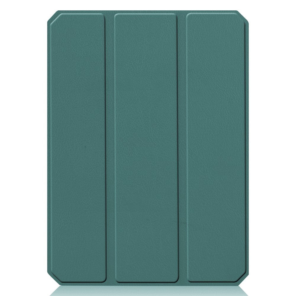 iPad Mini (2024 / 2021) - Foldable Case w. Stand & Stylus Pen Holder - Dark Green