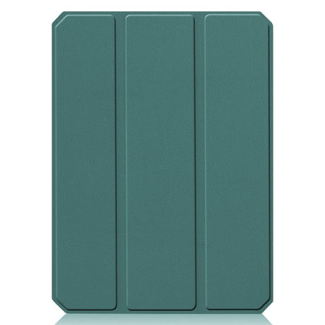 iPad Mini (2024 / 2021) - Foldable Case w. Stand & Stylus Pen Holder - Dark Green