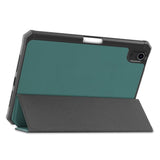 iPad Mini (2024 / 2021) - Foldable Case w. Stand & Stylus Pen Holder - Dark Green