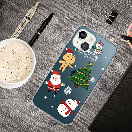 iPhone 13 Mini Flexible Plastic Christmas Case - Merry Christmas - Drawings