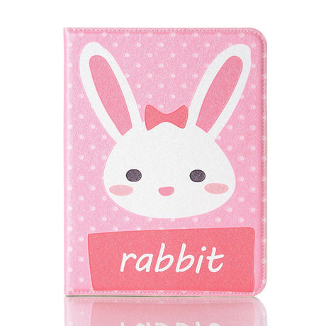 iPad Mini (2024 / 2021) Case w. Card Holder & Touch Pen Holder - "Rabbit"