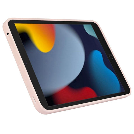 iPad 10.2" (2021/2020/2019) Liquid Silicone Shockproof Case - Beige Pink