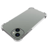 iPhone 14 Plus Shock-Proof Flexible Plastic Case - Transparent