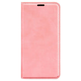 iPhone 14 Pro Leather Wallet Flip Case & Magnetic Lock - Pink