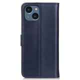 iPhone 14 Plus Leather Flip case with Card Holder - Blue