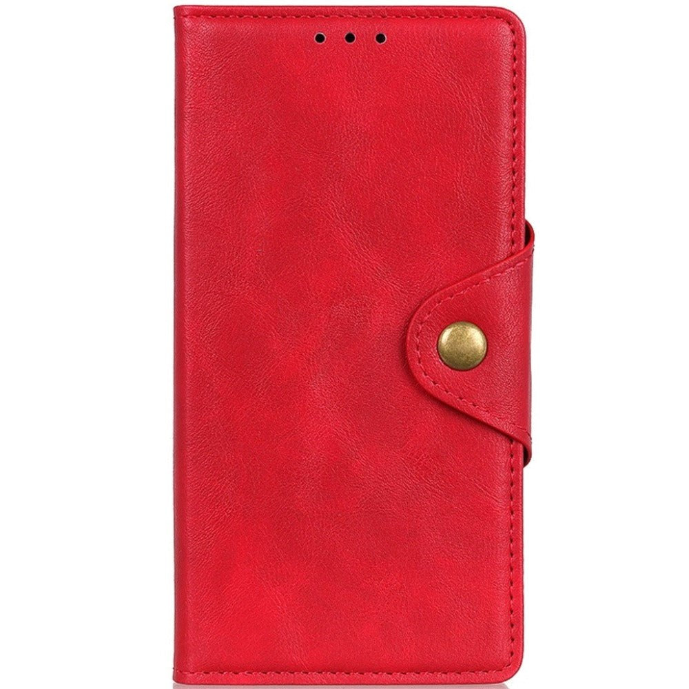 iPhone 14 Plus Leather Flip Case with Wallet - Red