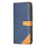 iPhone 14 Plus Soft Leather Wallet Case - Blue