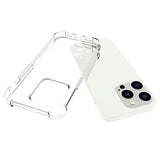 iPhone 14 Pro Shockproof Flexible Plastic Case - Transparent