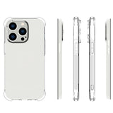 iPhone 14 Pro Shockproof Flexible Plastic Case - Transparent