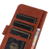 iPhone 14 Leather Wallet Case - Brown