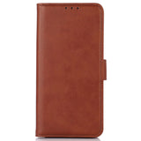 iPhone 14 Leather Wallet Case - Brown