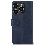 iPhone 14 Pro Leather Wallet Case - Blue