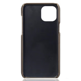 iPhone 14 Plus Leather Coated Plastic Case - Gray