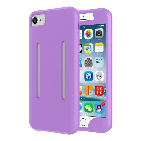 iPhone SE (2022 / 2020) / 8 / 7 Silicone Case / Sports Armband Purple